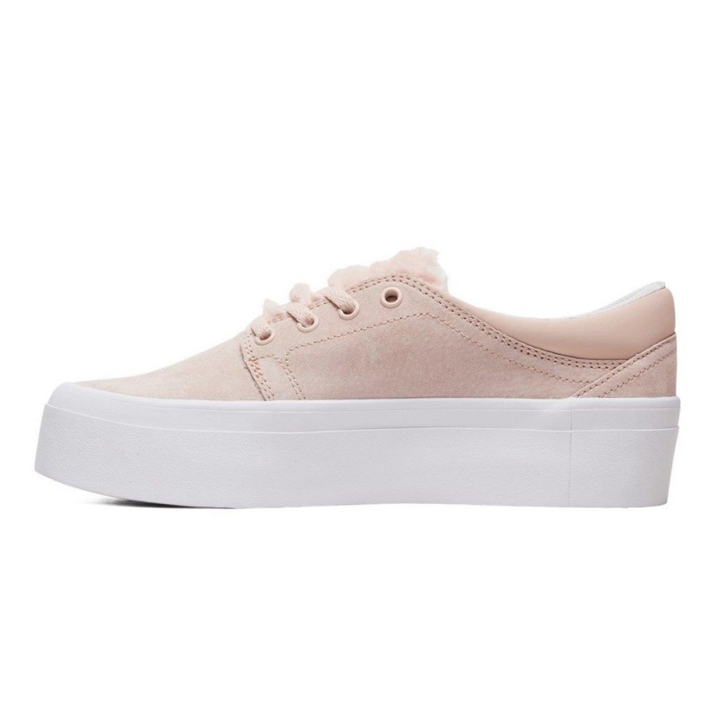 DC Shoes Trase Skate Sko Dame Lyserød | LENH-94051