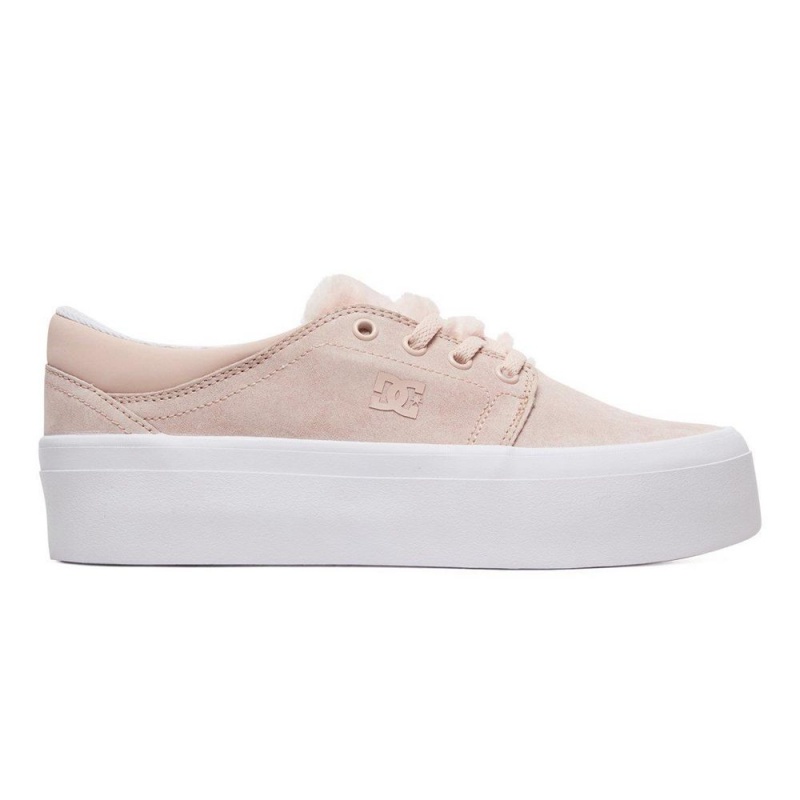 DC Shoes Trase Skate Sko Dame Lyserød | LENH-94051