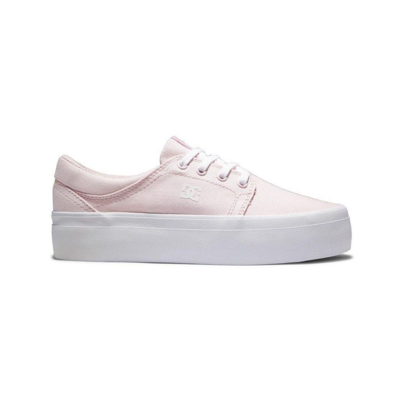 DC Shoes Trase Skate Sko Dame Lyserød | RSBN-69105