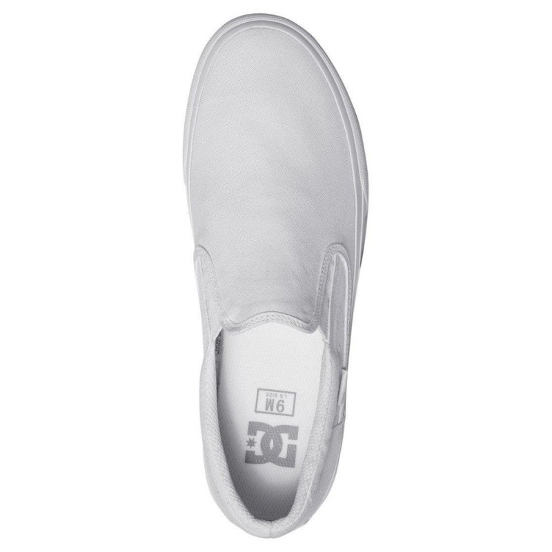 DC Shoes Trase Skate Sko Herre Hvide | JWVD-80427