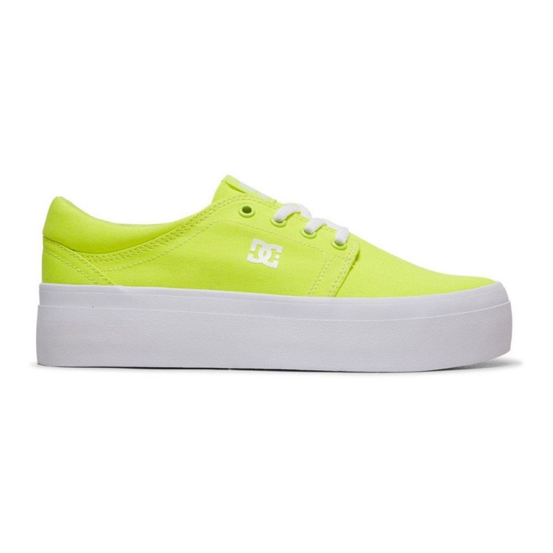 DC Shoes Trase TX Skate Sko Dame Gul | XKPS-08249