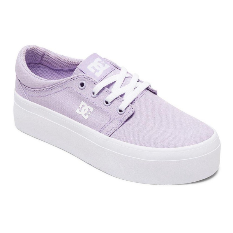 DC Shoes Trase TX Skate Sko Dame Lilla | FEUV-41809