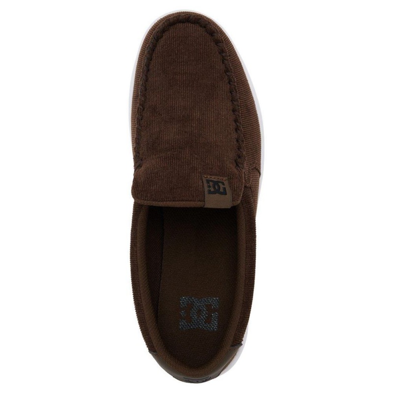 DC Shoes Villain Skate Sko Herre Brune | PAVY-01924